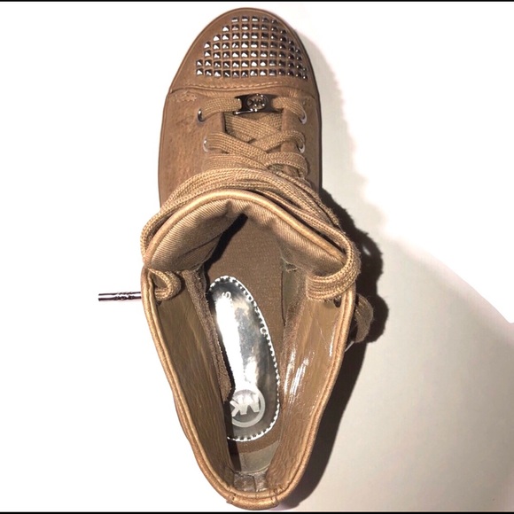 MICHAEL KORS LEATHER SNEAKERS - Picture 5 of 8